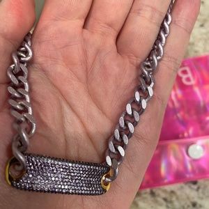 Beautiful pave ByAlexaRae magnetic choker necklace